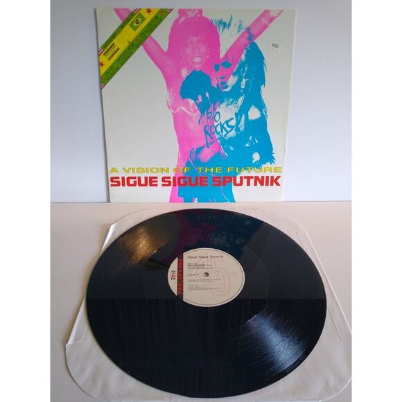 Sigue Sigue Sputnik Rio Rocks 12" Vinyl Record Shock Rock Synth-Pop New Wave UK - Picture 6 of 6